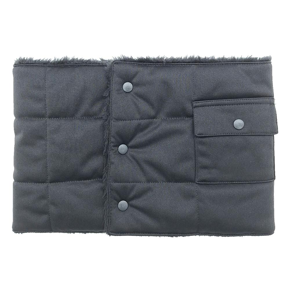 前開きネックウォーマー ブラック ZN-10