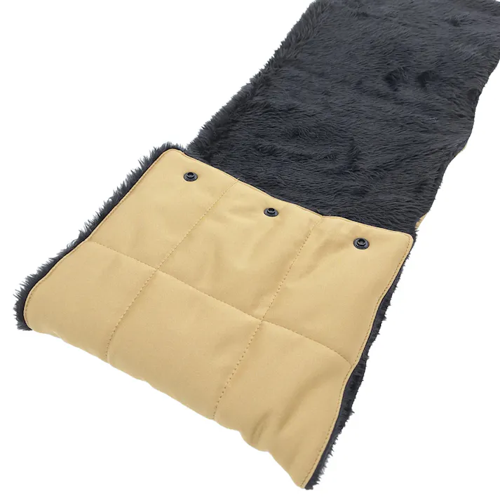 前開きネックウォーマー ベージュ ZN-10