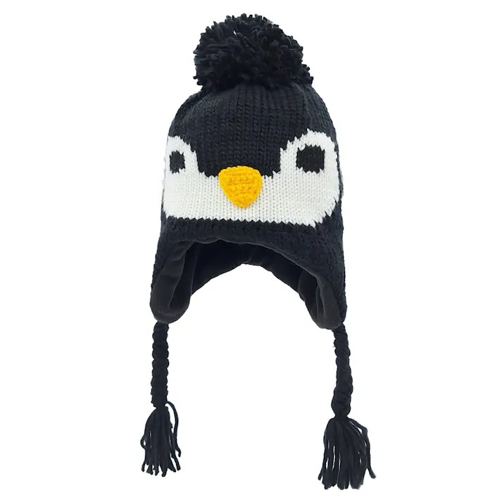 ジュニア ペンギンなりきり帽子 ブラック
