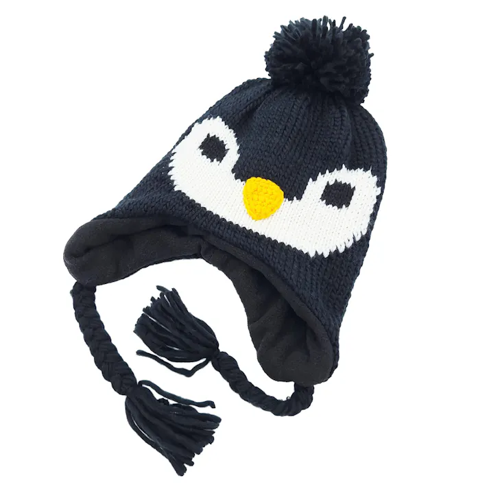 ジュニア ペンギンなりきり帽子 ブラック