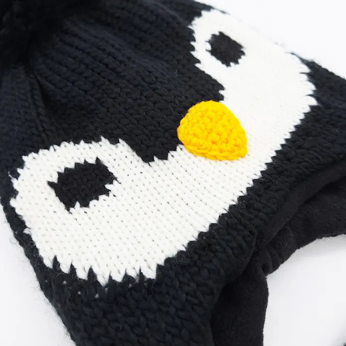 ジュニア ペンギンなりきり帽子 ブラック