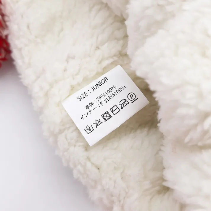 ジュニア いちご帽子 レッド