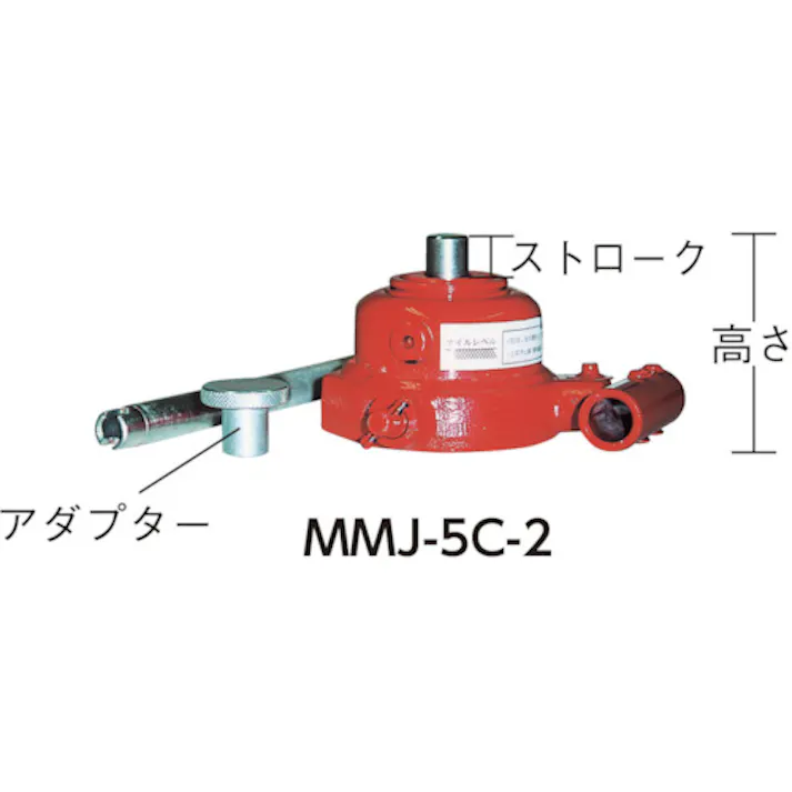 【CAINZ-DASH】マサダ製作所 ミニオイルジャッキ 5TON MMJ-5C-2【別送品】