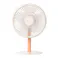 plus more プラスモア ミニリビングファン LEDライト付 オフホワイト PBAF003OW