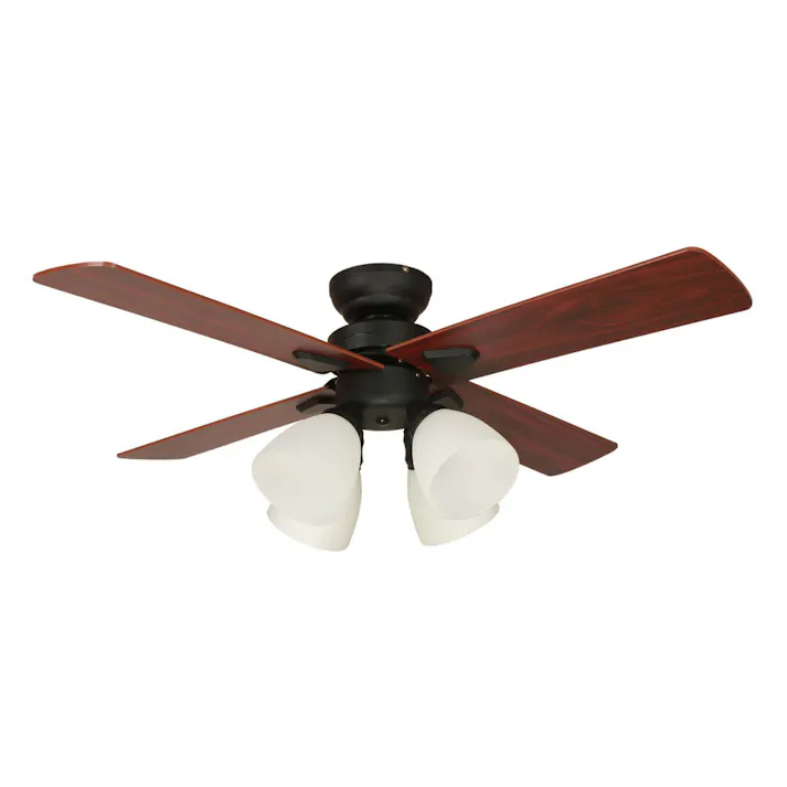 シーリングファン Windouble 4灯 ブラック BIG-101