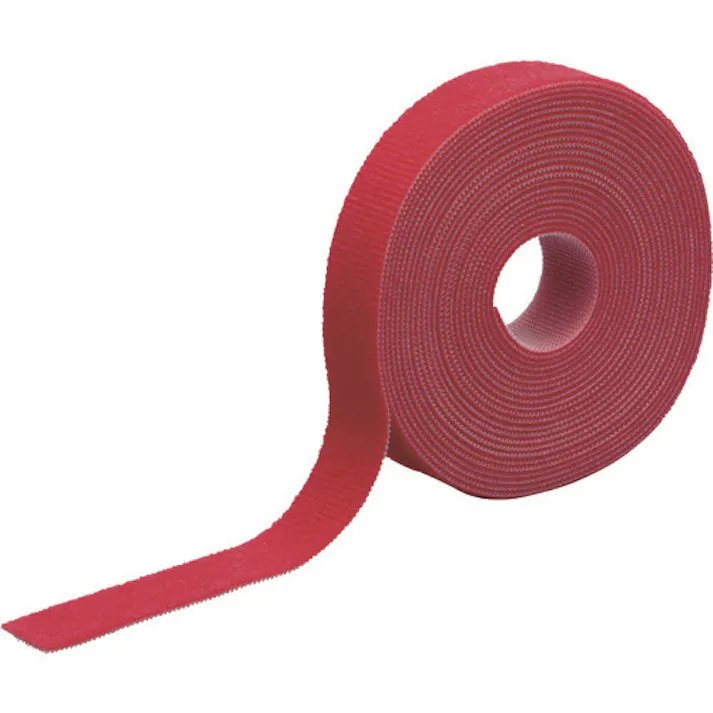 【CAINZ-DASH】ヘラマンタイトン インシュロックタイ グリップタイ ロールタイプ 赤 幅20mm GTR-RED【別送品】