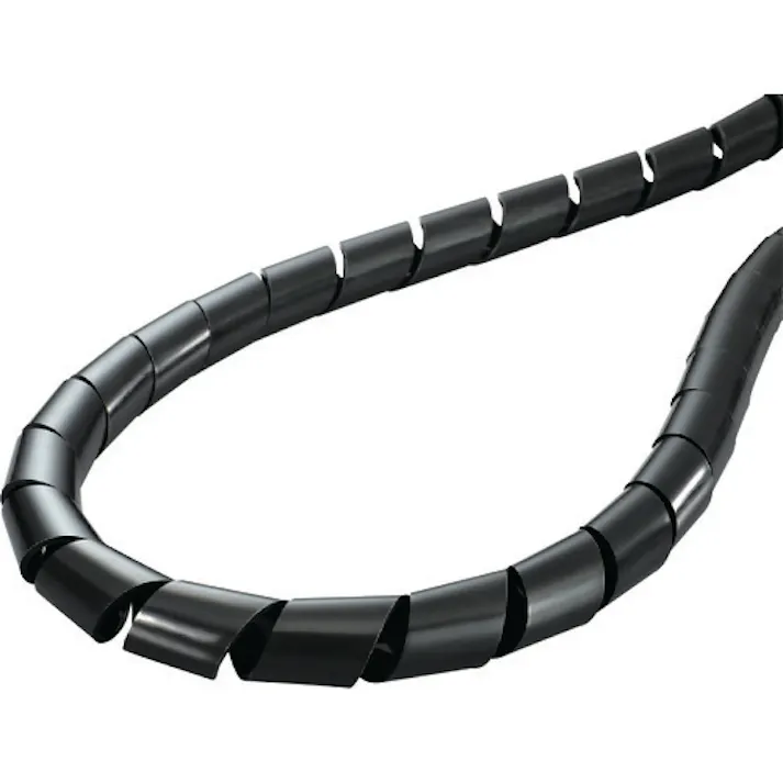 【CAINZ-DASH】ヘラマンタイトン スパイラルチューブ (ポリエチレン製 耐候グレード) 黒 長さ50m TS-10-W【別送品】