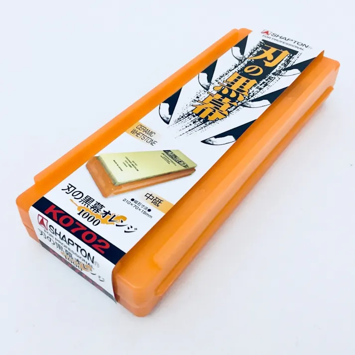 エムテートリマツ シャプトン 刃の黒幕 中砥 #1000 オレンジ