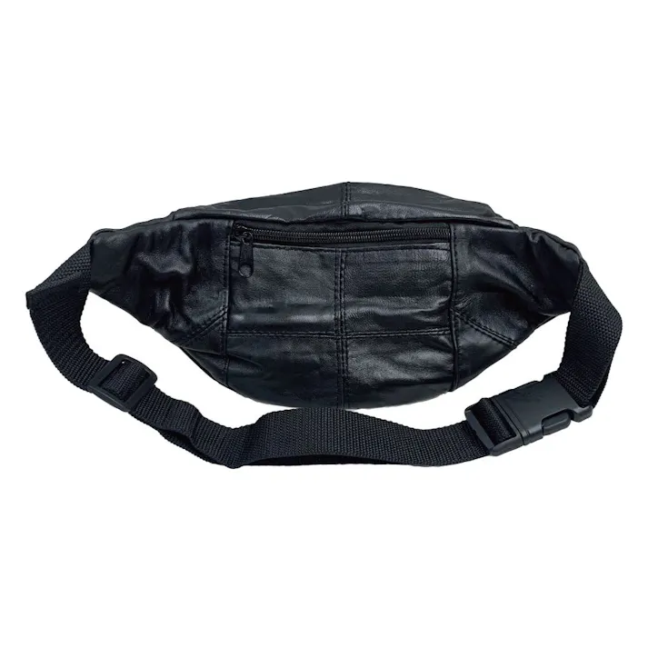 革ウエストポーチ 101 ブラック