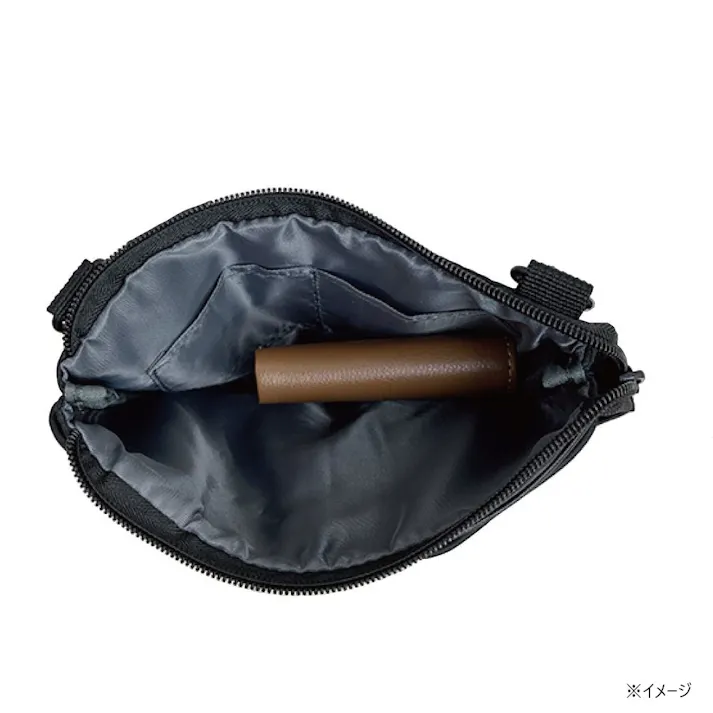 2WAYすっきり収納ショルダーバッグ ブラック 9186