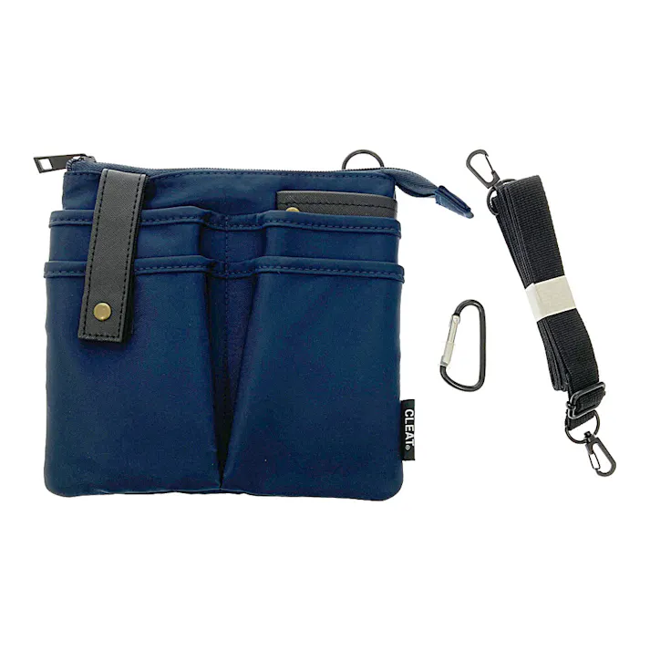 2WAYすっきり収納ショルダーバッグ ネイビー 9186