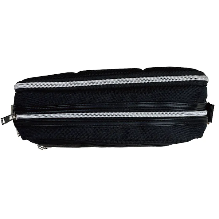 マチ付きショルダーバッグ 8259 ブラック