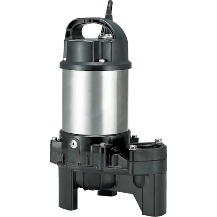 【CAINZ-DASH】鶴見製作所 樹脂製汚物用水中ハイスピンポンプ 50HZ 口径40mm 三相200V 40PU2.15 50HZ【別送品】