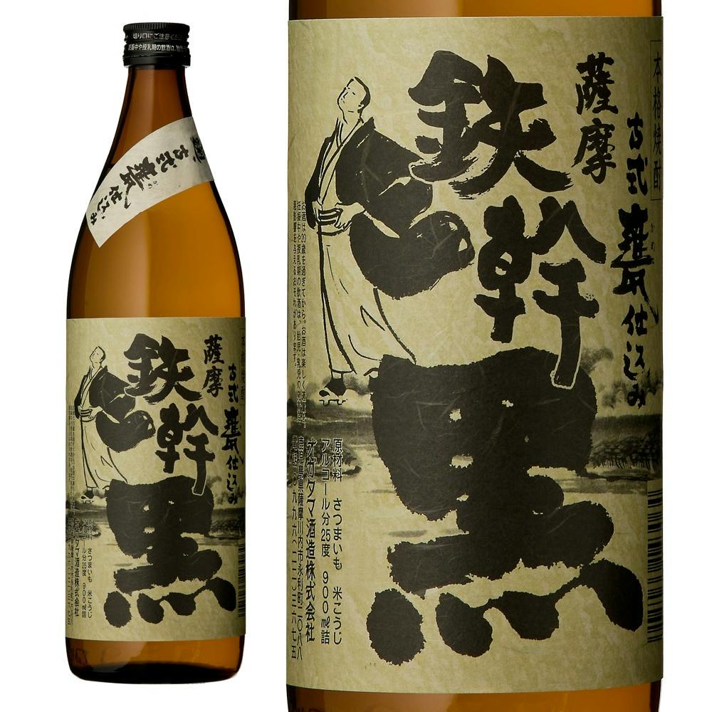 鉄幹黒 芋 25度 900ml 芋焼酎 鉄幹黒 芋 25度 900ml 芋焼酎