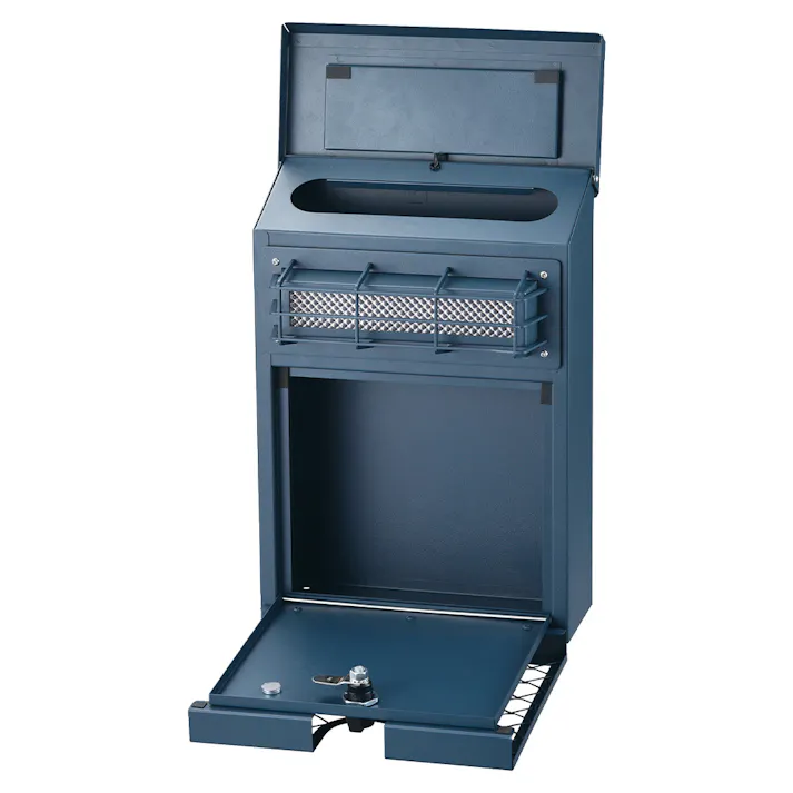 ウォールポスト ネイビー 幅28cm 高さ40cm 奥行16.5cm