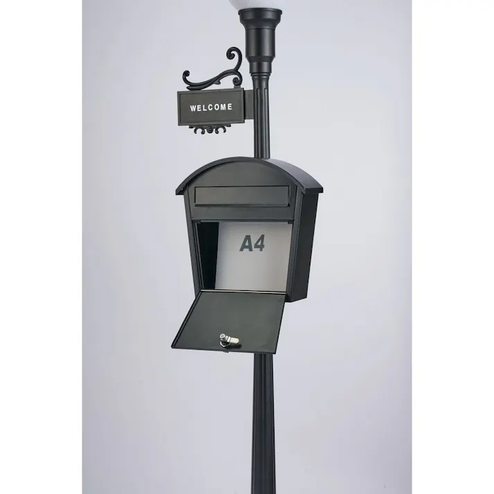 街路灯ポスト レトロ S23-0661 幅46cm 高さ175cm 奥行46cm