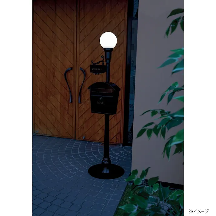 街路灯ポスト レトロ S23-0661 幅46cm 高さ175cm 奥行46cm