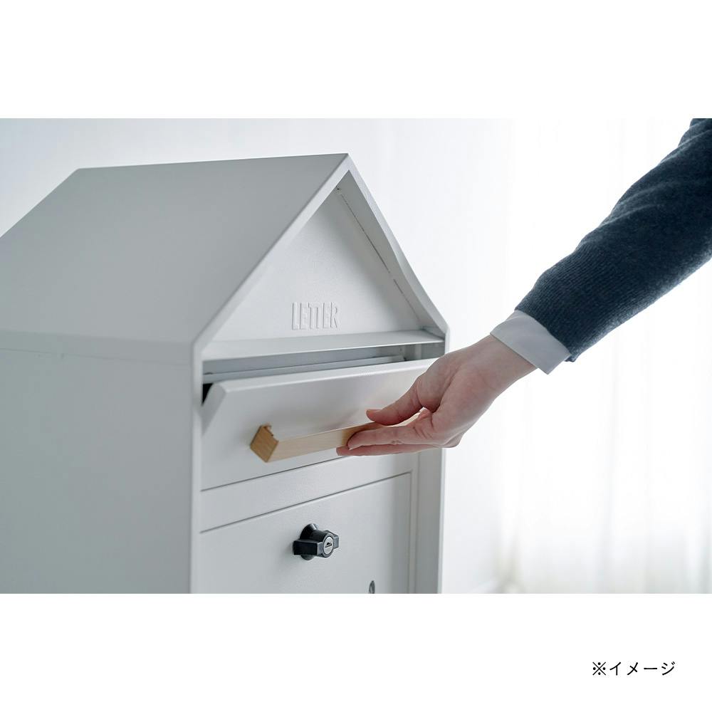 宅配BOX付ポスト MOOMIN ムーミン M25-0013 幅38cm 高さ101cm 奥行32.2