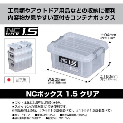 CAINZ-DASH】JEJアステージ NCボックス ＃1．5 NC-1.5【別送品