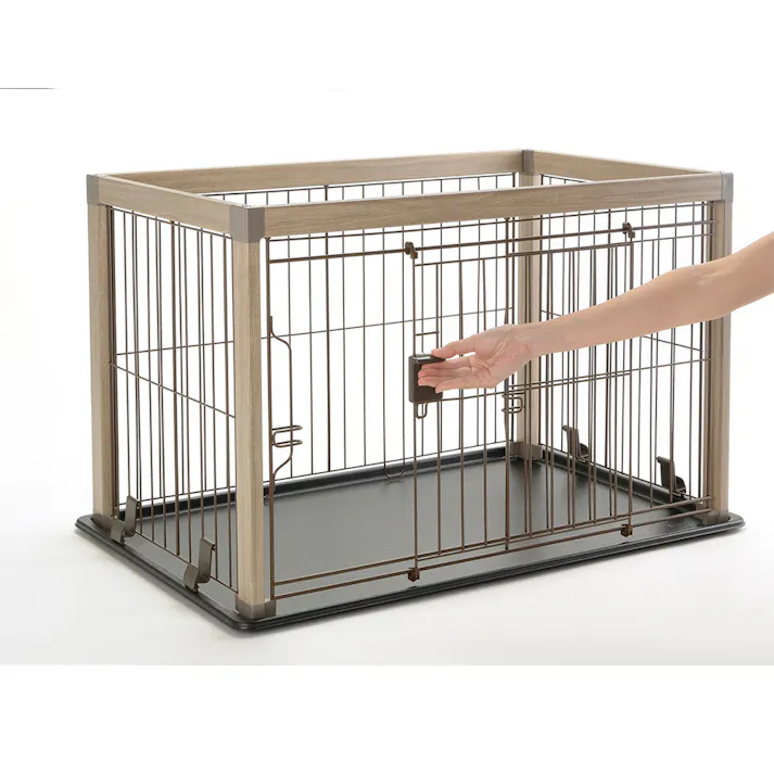 リッチェル アルミフレームペットサークル 90-60 ベージュ