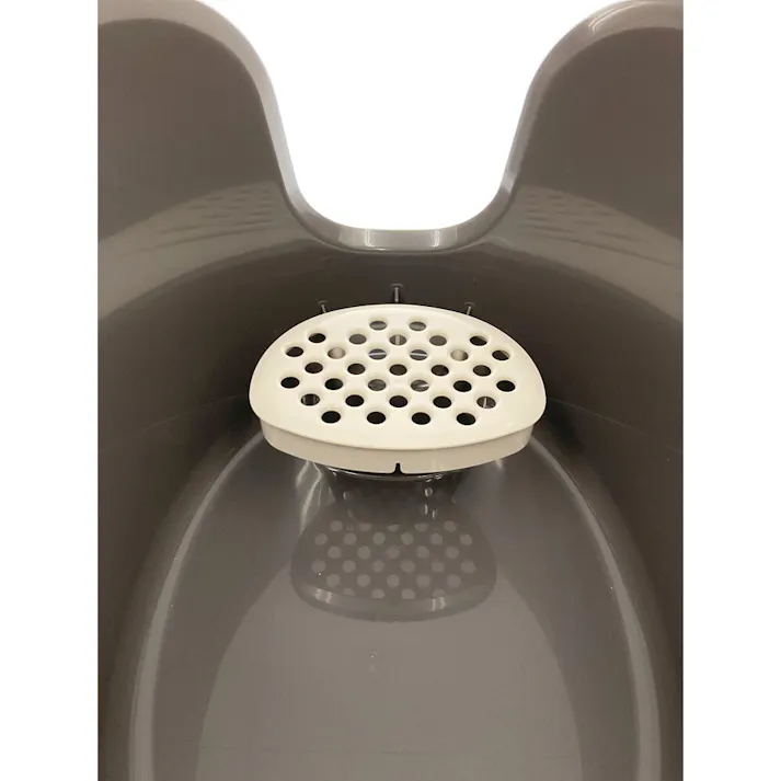 リッチェル ラプレ 壁高ネコトイレ ダークグレー