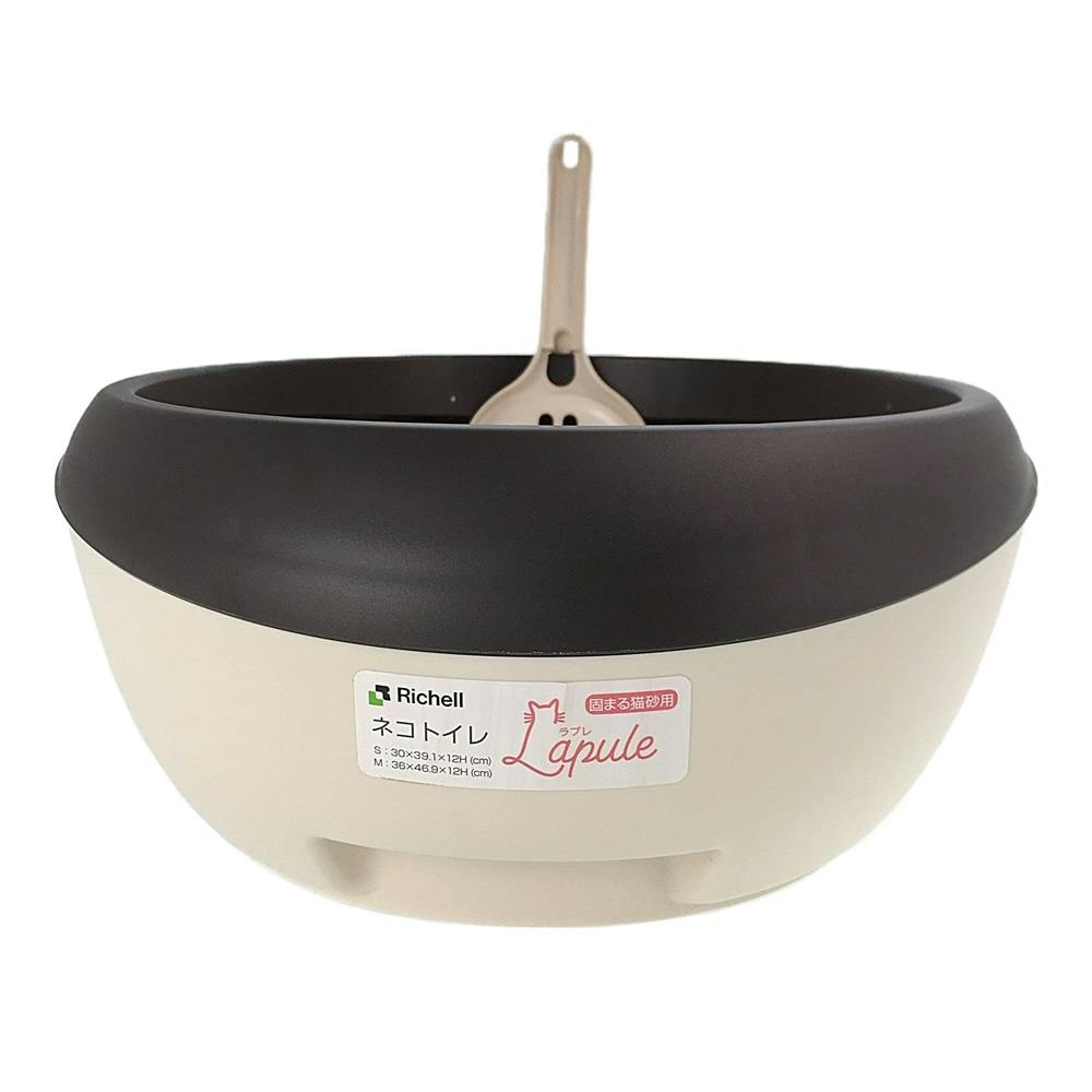 （まとめ）ラプレ ネコトイレ S ダークグレー (ペット用品) (×5セット） クーポン配布中（まとめ） ラプレ ネコトイレ 深型 60 ダークグレー