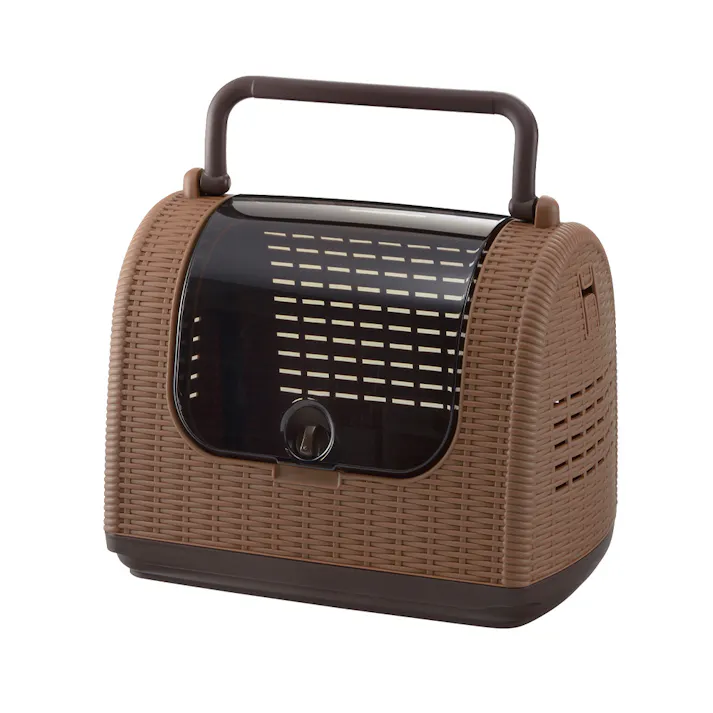 ラタンキャリー ブラウン