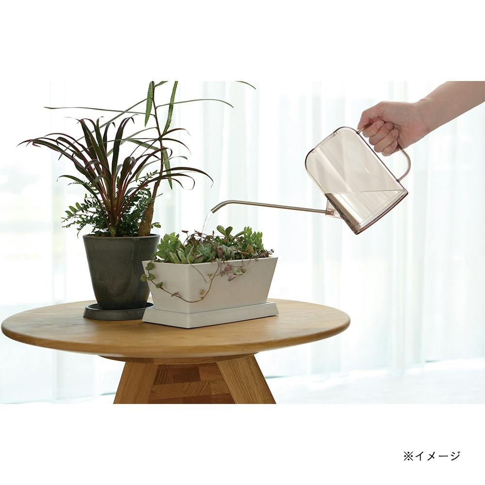 グレース レクタングルピッチャー 500ml ブラウン | 散水用品・ホース