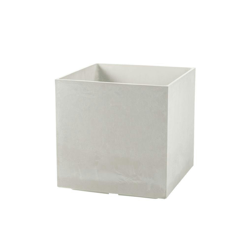 ラヴィーレポットカバー キューブ 45型 ホワイト【別送品】