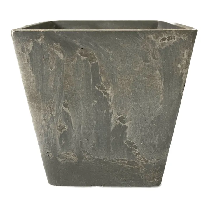 ボタニー スクエアポット 10型 ライトグレー