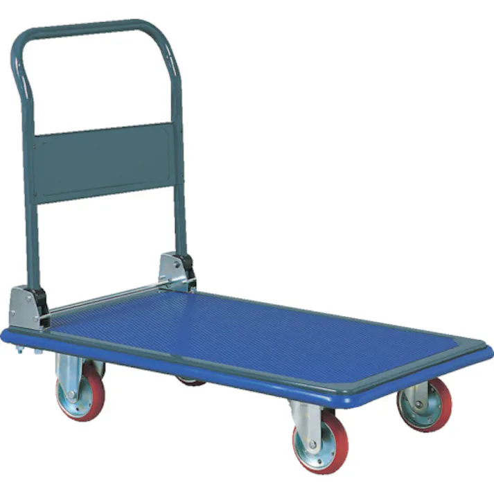 【CAINZ-DASH】石川製作所 プレス製運搬車 折り畳みハンドルタイプ 均等荷重300kg 301【別送品】