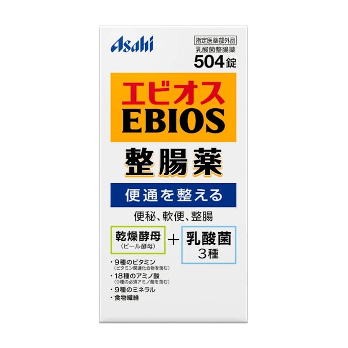 アサヒグループ食品 エビオス整腸薬 504錠