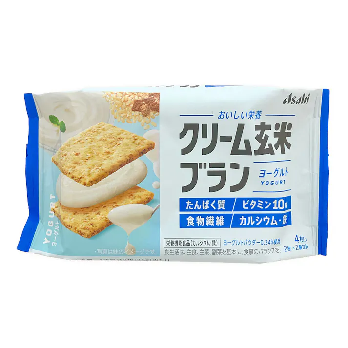 アサヒ クリーム玄米ブラン ヨーグルト