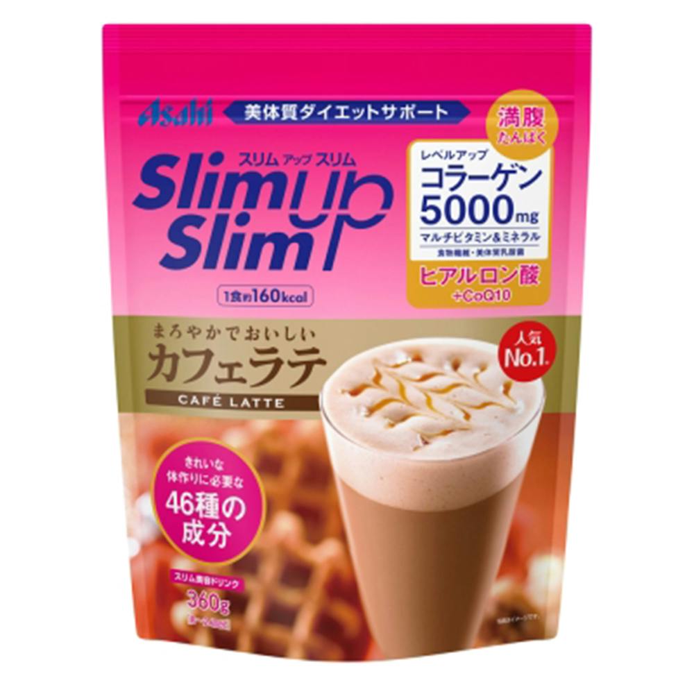 アサヒ)スリムアップスリム シェイク カフェラテ 360g - ダイエット