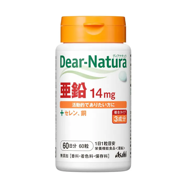 アサヒグループ食品 ディアナチュラ 亜鉛 60日分