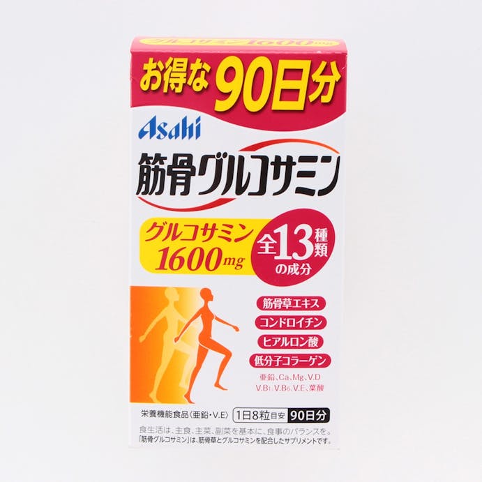 アサヒグループ食品 筋骨グルコサミン 90日分 740粒(販売終了)