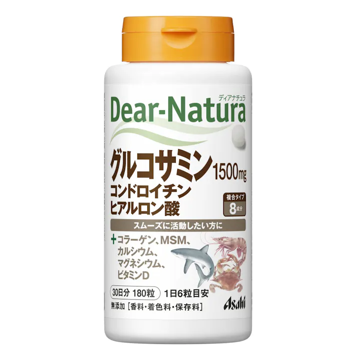 アサヒグループ食品 ディアナチュラ グルコサミン・コンドロイチン・ヒアルロン酸 30日分