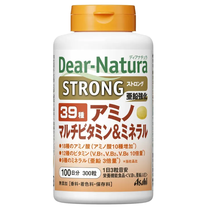 アサヒグループ食品 ディアナチュラ ストロング 39 アミノマルチビタミン&ミネラル 100日分