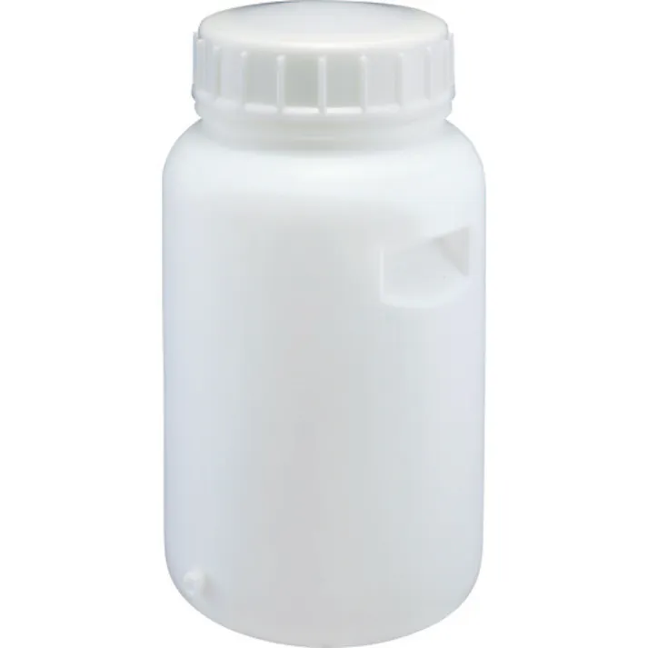【CAINZ-DASH】瑞穂化成工業 ポリタンク 取手付き 広口瓶 50L+3/8ソケット加工 (ソケット付) 009638【別送品】