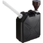 CAINZ-DASH】瑞穂化成工業 扁平缶20Lブラックノズルなし 0207BK