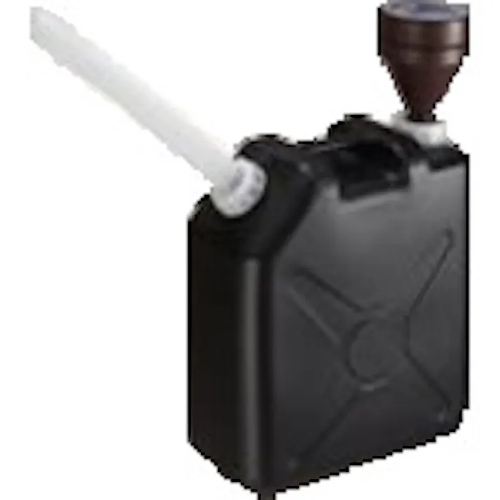 【CAINZ-DASH】瑞穂化成工業 扁平缶20Lブラックノズルなし 0207BK【別送品】