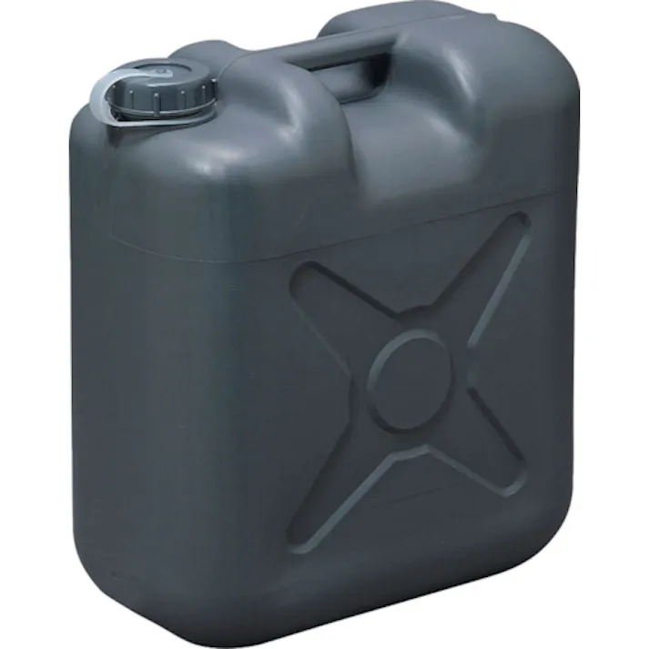 【CAINZ-DASH】瑞穂化成工業 ポリタンク 扁平缶 片口 グレー 20L 0193GY【別送品】