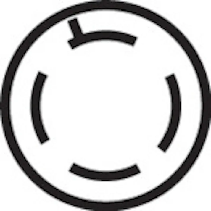 【CAINZ-DASH】アメリカン電機 引掛形 埋込コンセント 接地3P60A600V 4660【別送品】