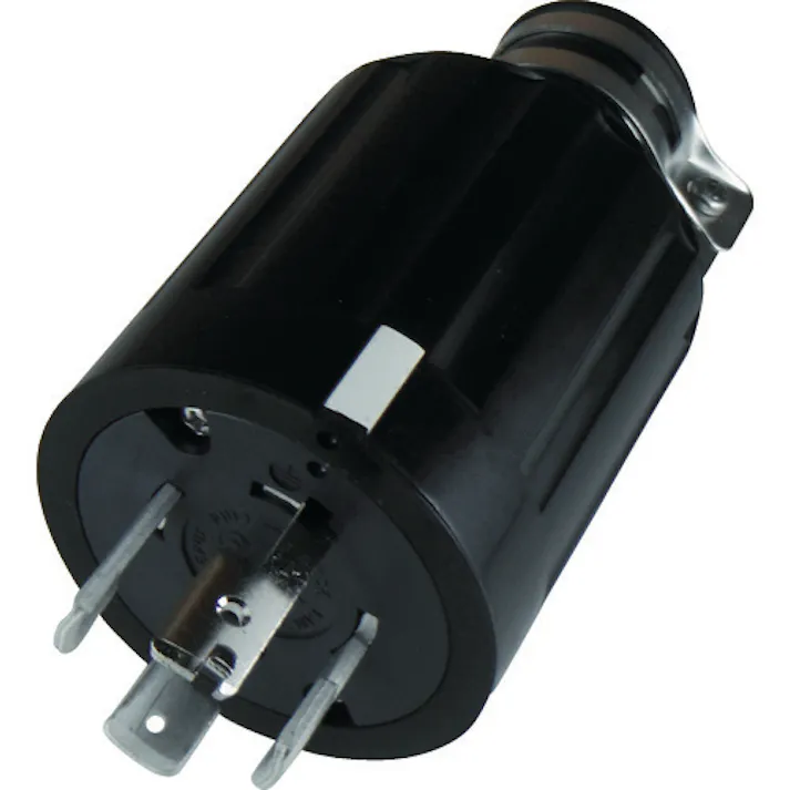 【CAINZ-DASH】アメリカン電機 引掛形 ゴムプラグ 接地3P60A600V 4662R【別送品】