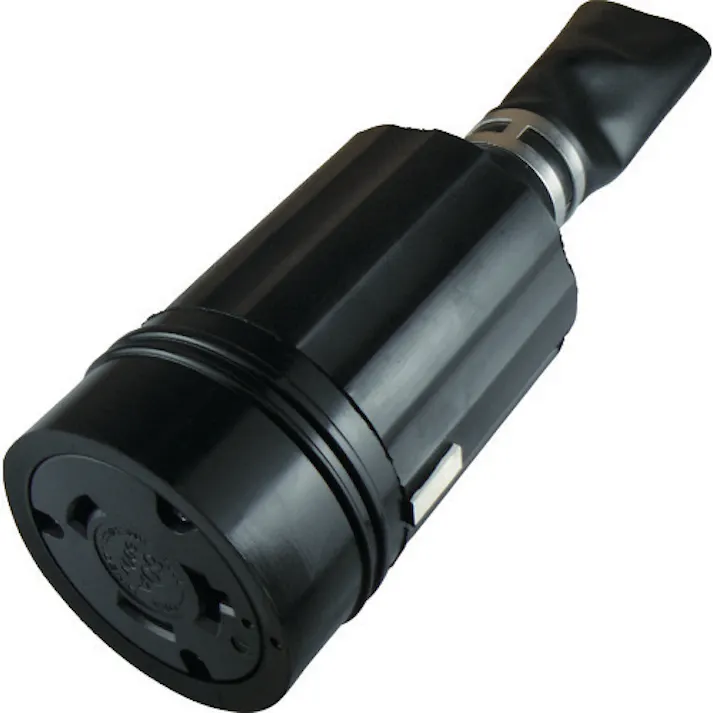 【CAINZ-DASH】アメリカン電機 引掛形 防水形コネクタボディ 3P60A600V 3664RW【別送品】