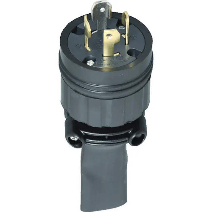 【CAINZ-DASH】アメリカン電機 引掛形 防水形プラグ 接地3P30A250V 4322RW【別送品】