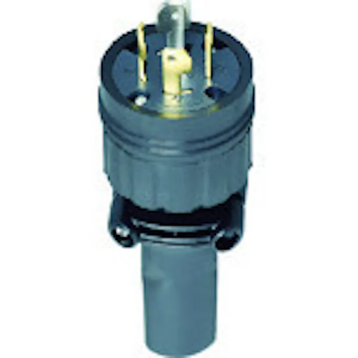 【CAINZ-DASH】アメリカン電機 引掛形 防水形プラグ 接地3P30A600V 4362RW【別送品】