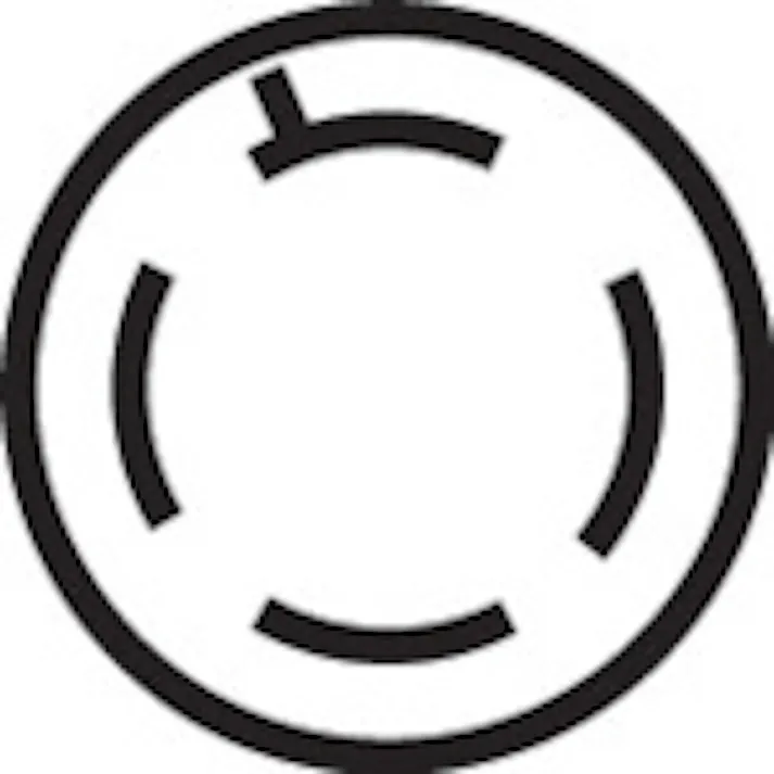 【CAINZ-DASH】アメリカン電機 引掛形 防水形コネクタボディ 接地3P30A600V 4364RW【別送品】