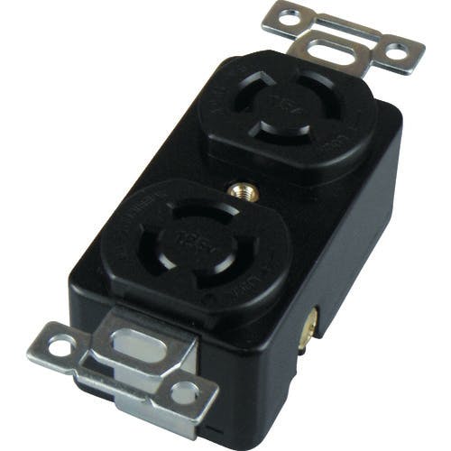 アメリカン電機 引掛形 複式埋込コンセント 接地2P15A125V 3110D コンセント アメリカン電機 引掛形 複式埋込コンセント 接地2P15A125V 3110D コンセント