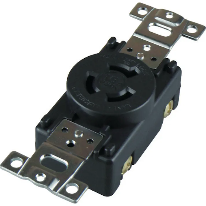 【CAINZ-DASH】アメリカン電機 引掛形 埋込コンセント 接地2P15A250V 3120【別送品】